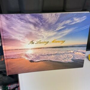 In Loving Memory Sign Book for Repast, Memorials, Funerals NEW